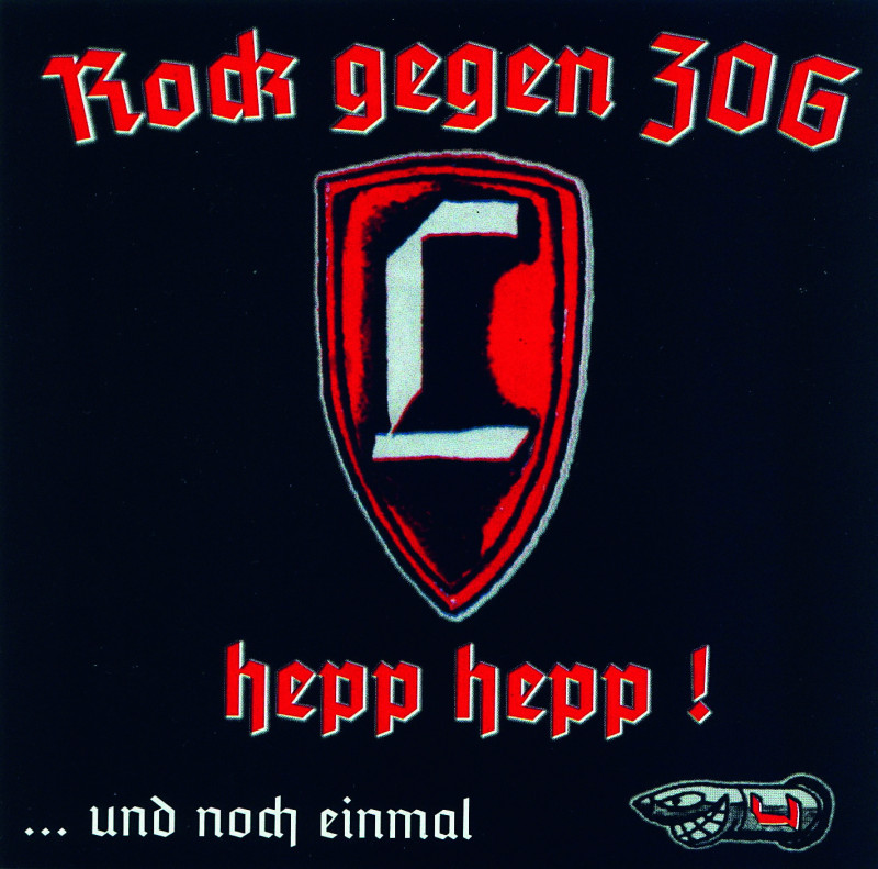 Die neonazistische Musikband Landser bezieht sich mit ihrem CD-Titel »Rock gegen ZOG hepp hepp!« auf den Schlachtruf bei antisemitischen Pogromen in Deutschland im Jahre 1819, die historisch als »Hep-Hep-Unruhen« abgelegt sind. »Hep Hep«, bzw. dessen umgangssprachliche Abwandlung »Hepp Hepp«, hat wahrscheinlich seinen Ursprung in der antijüdischen, mittelalterlichen Kreuzritterparole »Hierosolyma est perdita« (Jerusalem ist verloren).