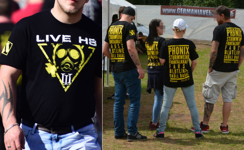 Konzerte, die vom Kreis von FSN organisiert werden, finden unter den Mottos »Live H8« oder »Rock für Identität« statt. Für jedes Konzert gibt es ein Angebot von Fan-Bekleidung im typischen FSN-Design.