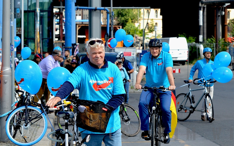 »Fahrradtour« der Alternative für Deutschland 2020 in Berlin.