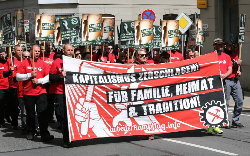 Geschlossenes und uniformes Auftreten sollen den elitären und militanten Charakter der Gruppe deutlich machen.