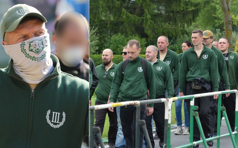 Geschlossenes und uniformes Auftreten sollen den elitären und militanten Charakter der Gruppe deutlich machen.
