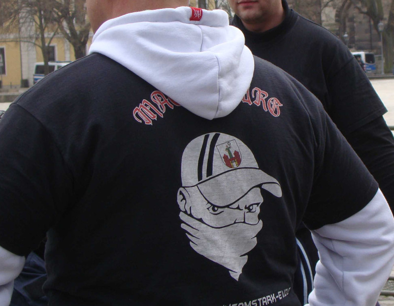 In diesem Motiv ist das Stadtwappen von Magdeburg dem GSD-Symbol hinzugefügt.