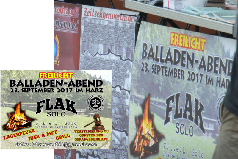 Flak ist sowohl der Namen einer Neonaziband als auch des Solomusikers Philipp Neumann, der den Hammerskins nahesteht.