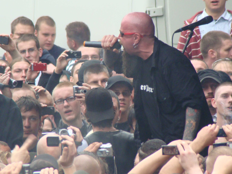 Michael Regener bei einem Auftritt in Thüringen 2009.