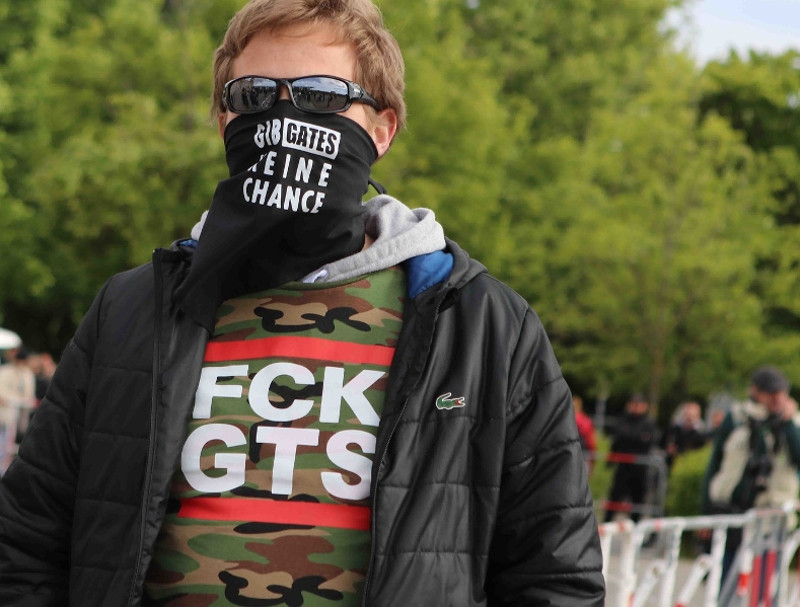 Teilnehmer einer »Hygiene-Demonstration« im Mai 2020 in Berlin
