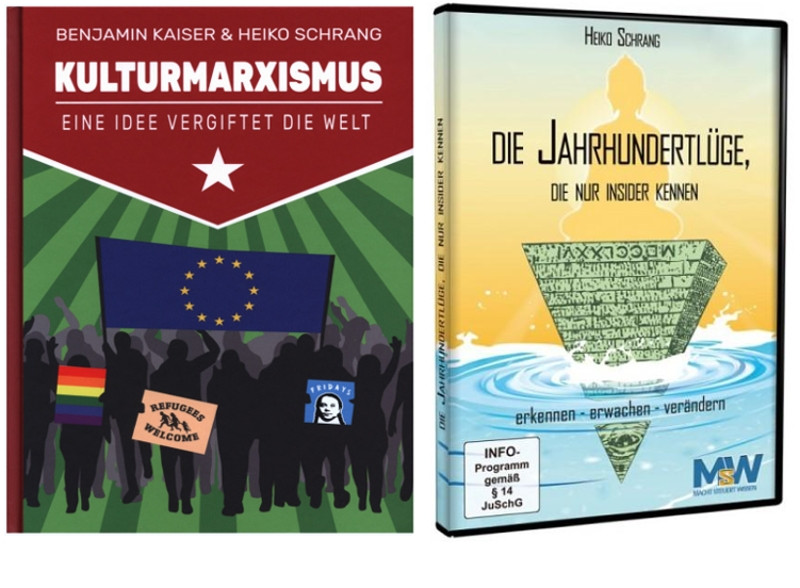 Die Bücher von Schrang erscheinen in seinem Macht steuert Wissen Verlag (MSW-Verlag). Verlagslogo siehe Buch rechts.