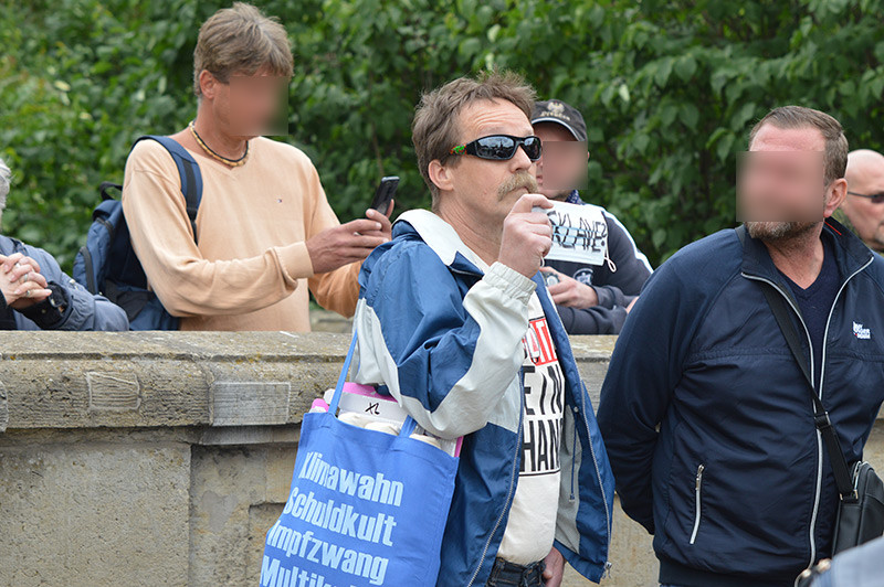 Teilnehmer einer »Hygienedemo« im Mai 2020 in Berlin.